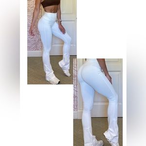 Splits59 white flare pant
